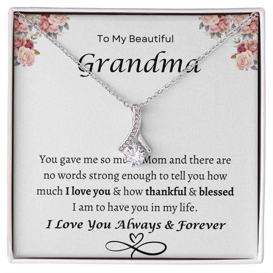 Stunning To My Grandma Alluring Beauty Necklace
