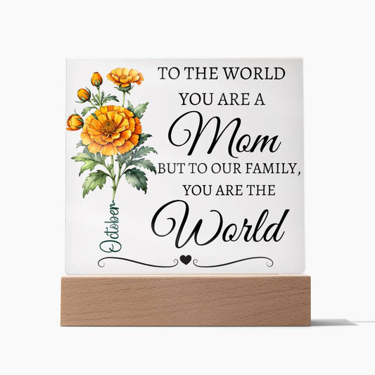 Personalized for Mom Collection -October Birth Month-Mother's Day-Birthday-Celebration