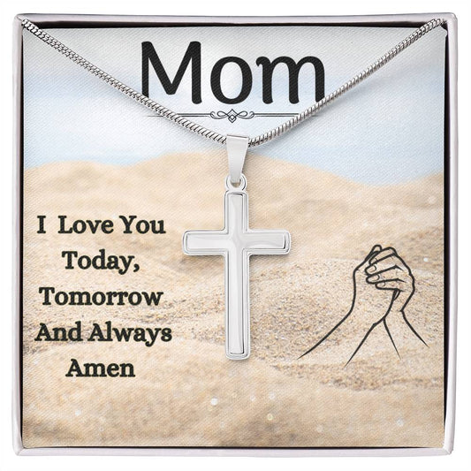 Mom's Cross Faith  Bracelet
