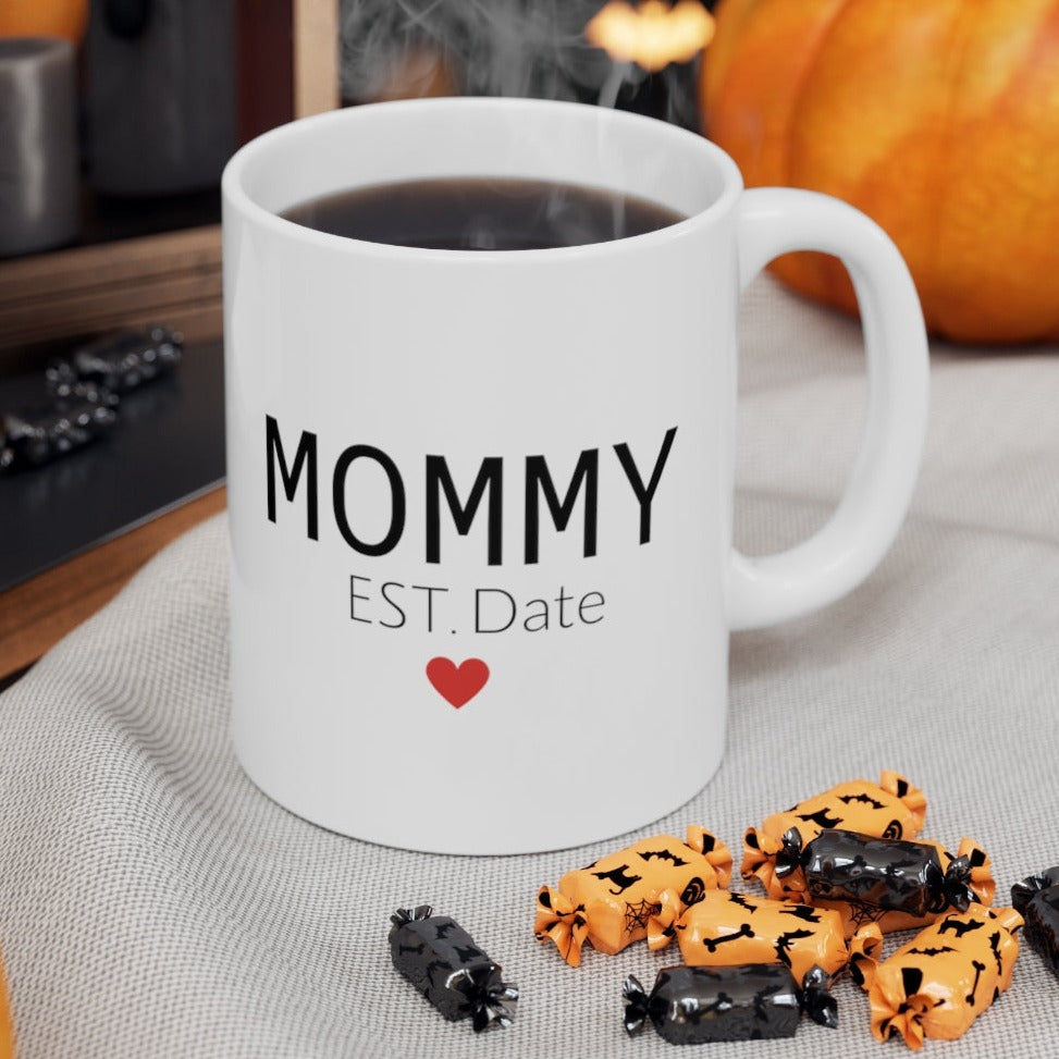 MOMMY Mug 15 oz. White Mug-Mother's Day-Birthday- Any Occasion
